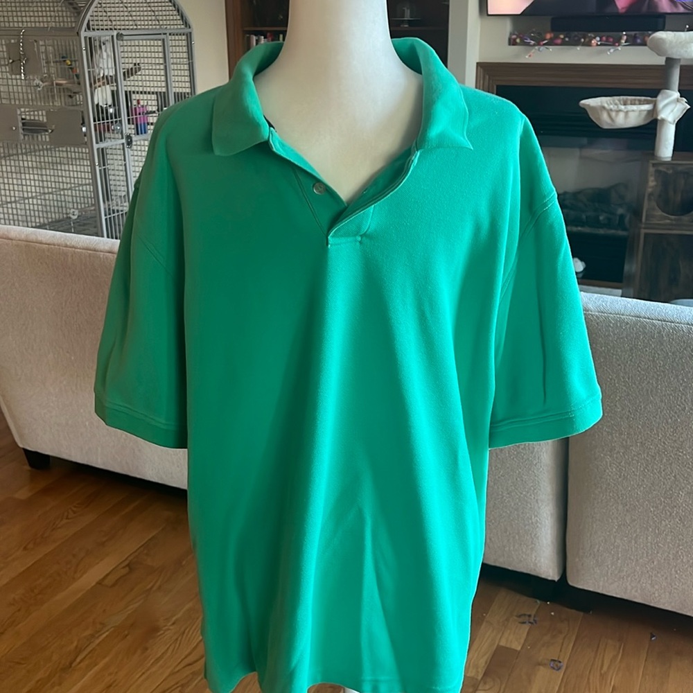 Club room men’s polo xxl light green